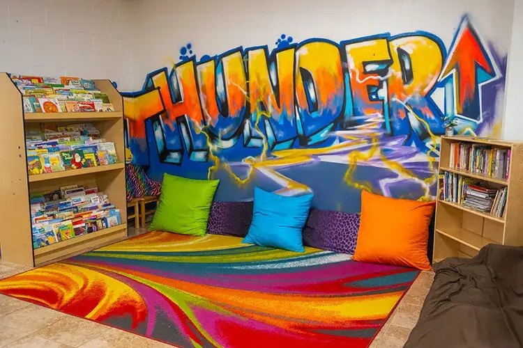 our-vision A reading area at a day care