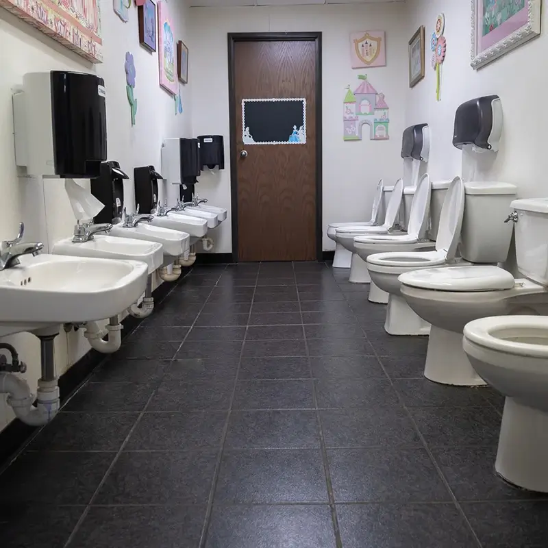 potty-training The children's restroom at Child Care Inc.
